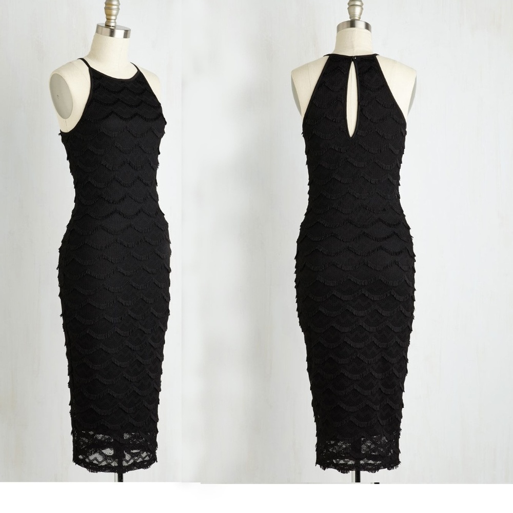 Modcloth Lovely Day Fringe Midi Dress